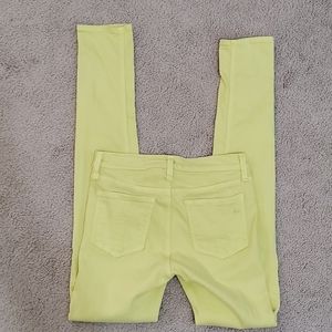 Yellow skinny jeans 24